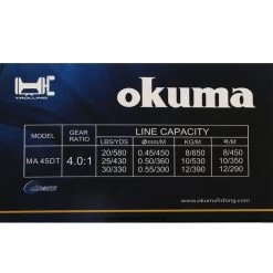 Okuma Magda Pro 45 Line Counter Trolling Reel With 100yd Lead Line -Okuma 108713 3