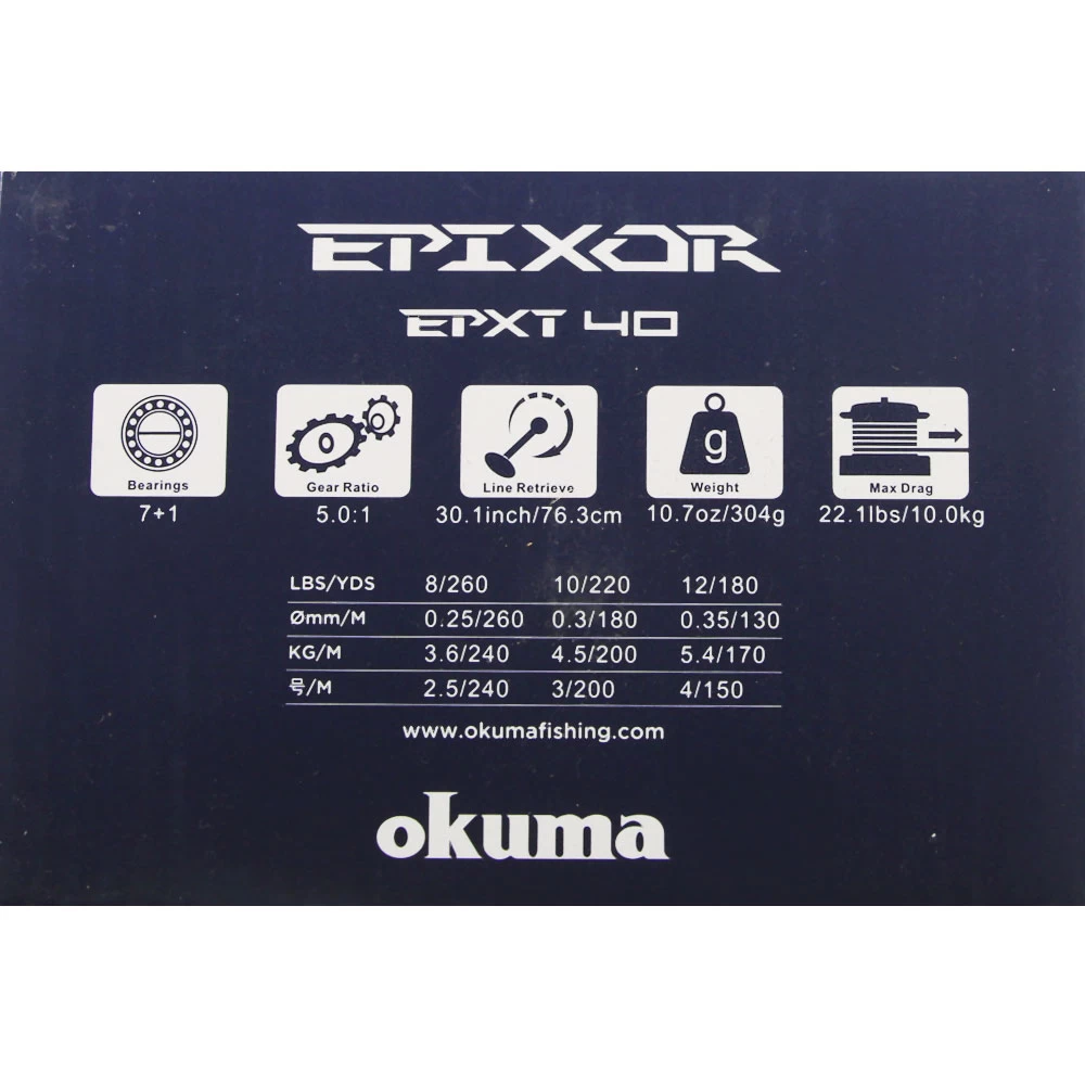 Okuma Epixor XT 40 Spinning Reel 4 Okuma Epixor XT 40 Spinning Reel - Image 2