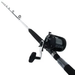 Okuma Classic XT 300LX Levelwind Left Hand Overhead Boat Combo With Line 6ft 8-12kg 1pc
