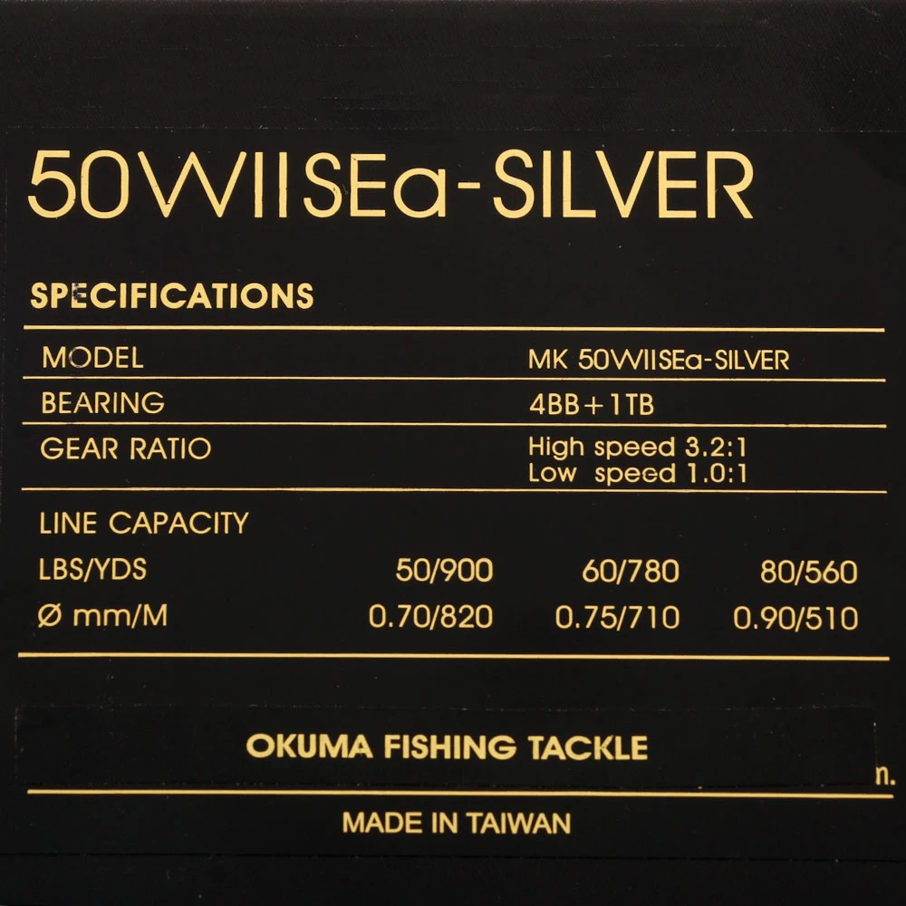Okuma Makaira Silver 50W 2-Speed Game Reel 4 Okuma Makaira Silver 50W 2-Speed Game Reel - Image 2