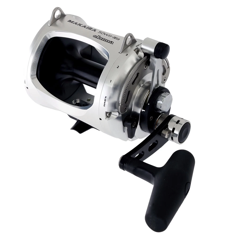 Okuma Makaira Silver 50W 2-Speed Game Reel 6 Okuma Makaira Silver 50W 2-Speed Game Reel - Image 4