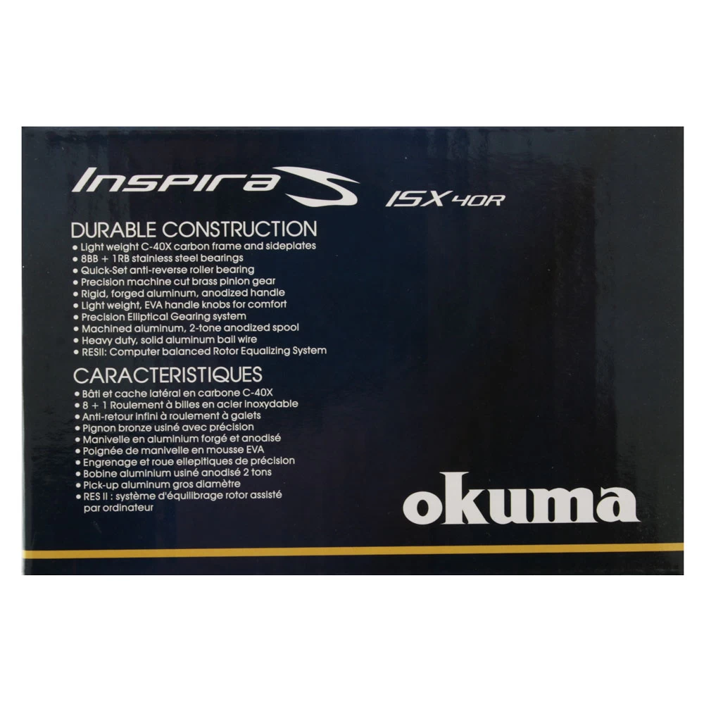 Okuma Inspira Red 40 Spinning Reel 5 Okuma Inspira Red 40 Spinning Reel - Image 3