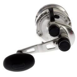 Okuma Cavalla 12 Narrow 2-Speed Lever Drag OH Boat Reel Silver -Okuma 152969 4 n