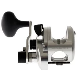 Okuma Cavalla 12 Narrow 2-Speed Lever Drag OH Boat Reel Silver -Okuma 152969 7 n
