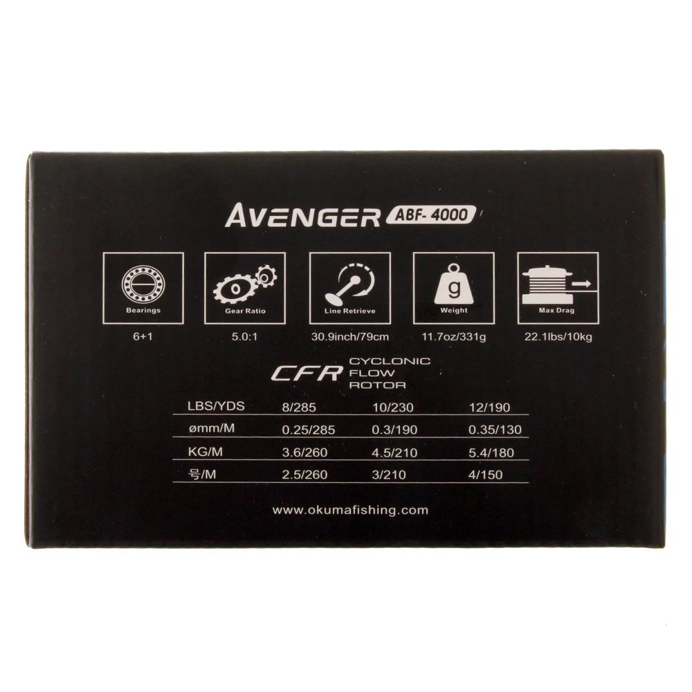 Okuma Baitfeeder Avenger 4000 Spinning Reel 4 Okuma Baitfeeder Avenger 4000 Spinning Reel - Image 2