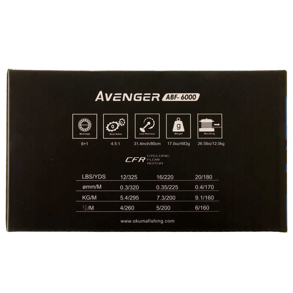 Okuma Baitfeeder Avenger 6000 Spinning Reel 4 Okuma Baitfeeder Avenger 6000 Spinning Reel - Image 2