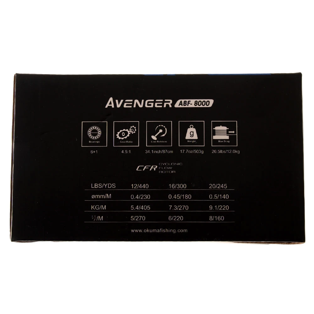 Okuma Baitfeeder Avenger 8000 Spinning Reel 4 Okuma Baitfeeder Avenger 8000 Spinning Reel - Image 2