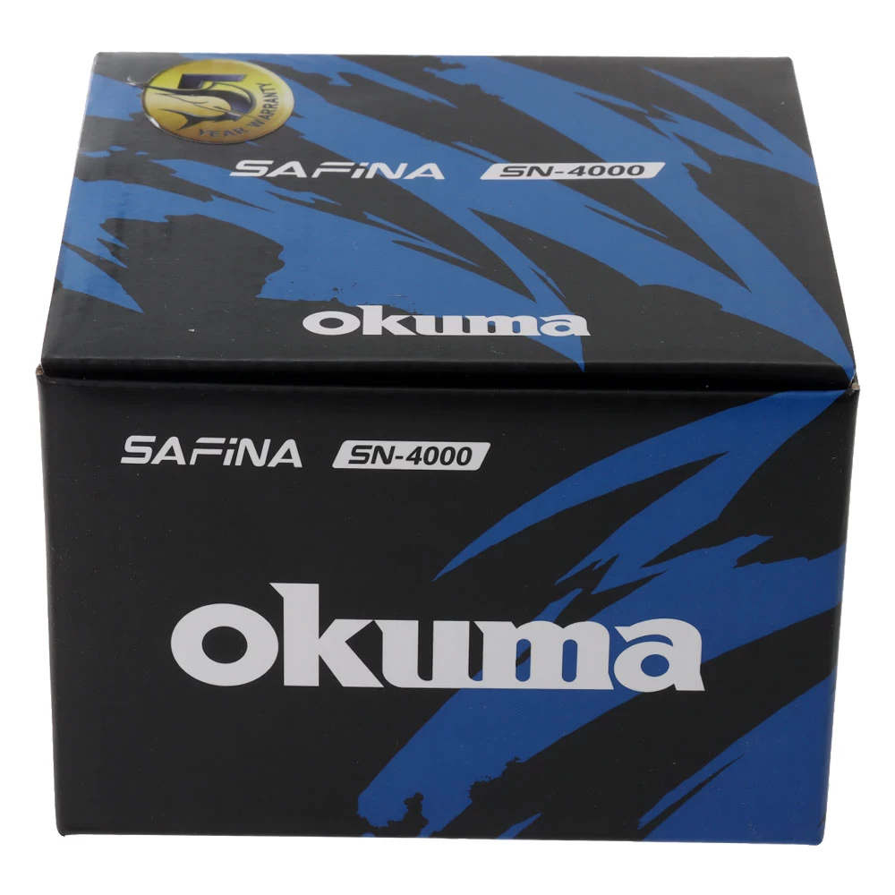 Okuma Safina 4000 Spinning Reel With 20lb Braid 3 Okuma Safina 4000 Spinning Reel With 20lb Braid