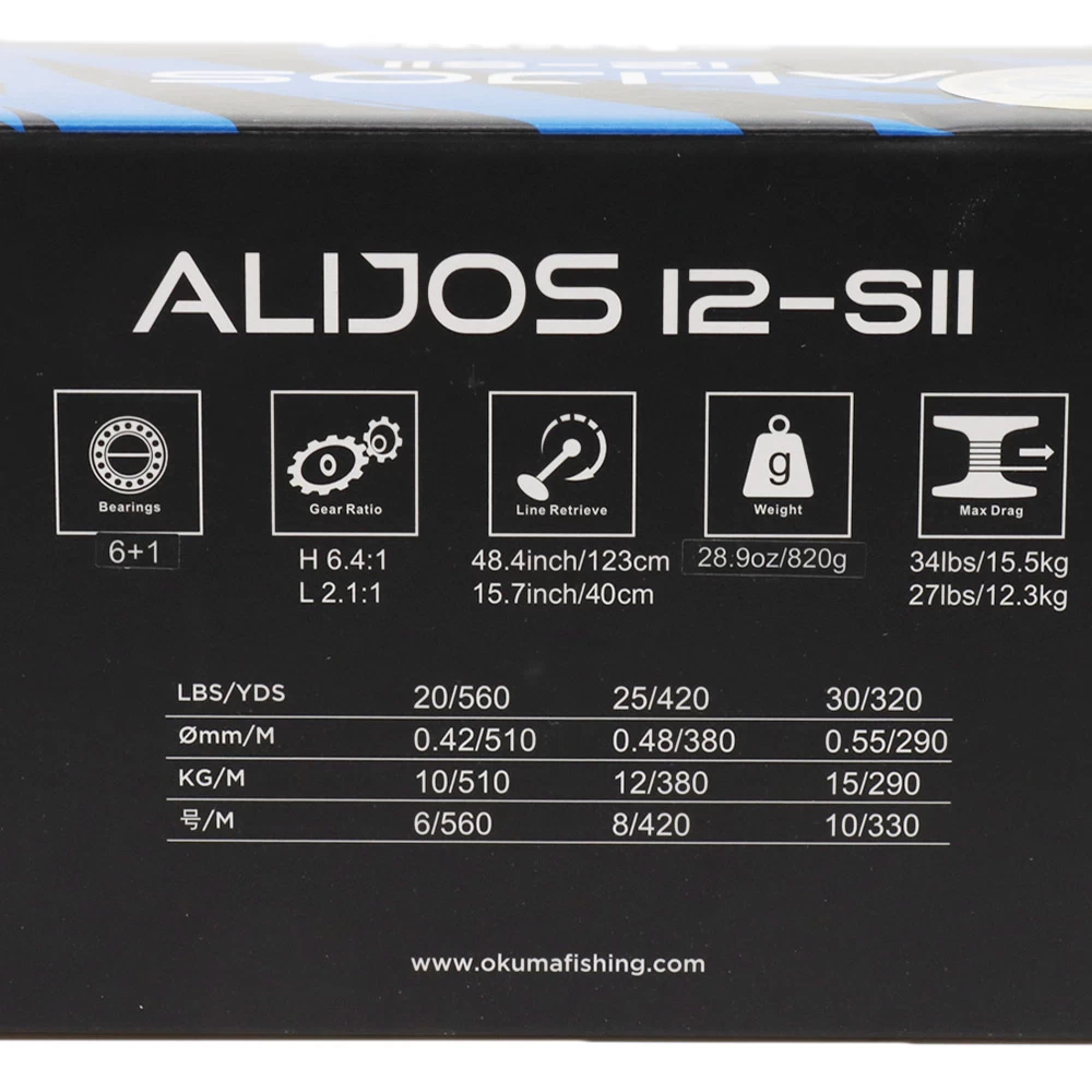 Okuma Alijos 12 Nett 2-Speed Lever Drag OH Boat Reel 4 Okuma Alijos 12 Nett 2-Speed Lever Drag OH Boat Reel - Image 2