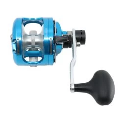 Okuma Cavalla 12 Narrow 2-Speed Lever Drag OH Boat Reel Blue -Okuma 190905 7 n