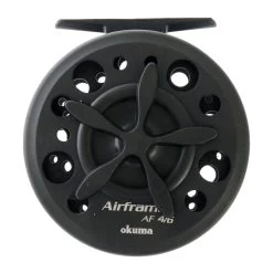 Okuma Airframe Large Arbor 4/6 Graphite Fly Reel -Okuma 35616 4 n 1