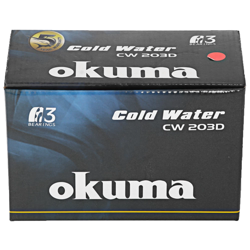 Okuma Coldwater 203D Line Counter Reel With Mono/Micro Leadline 3 Okuma Coldwater 203D Line Counter Reel With Mono/Micro Leadline