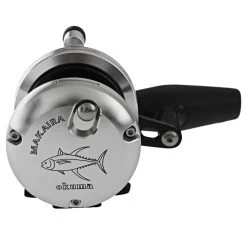 Okuma Makaira 10II SEa 2-Speed Lever Drag Reel Silver -Okuma 35666 8 n