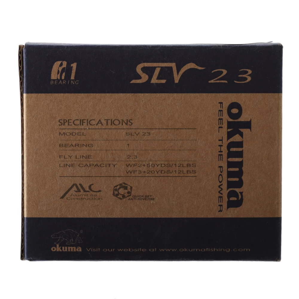 Okuma SLV 2/3 Large Arbor Alumilite Fly Reel 4 Okuma SLV 2/3 Large Arbor Alumilite Fly Reel - Image 2