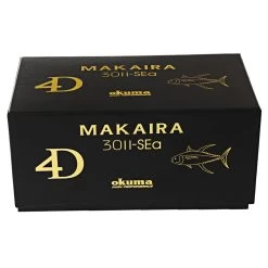 Okuma Makaira 30 SEa 2-Speed Lever Drag Game Reel Gunsmoke