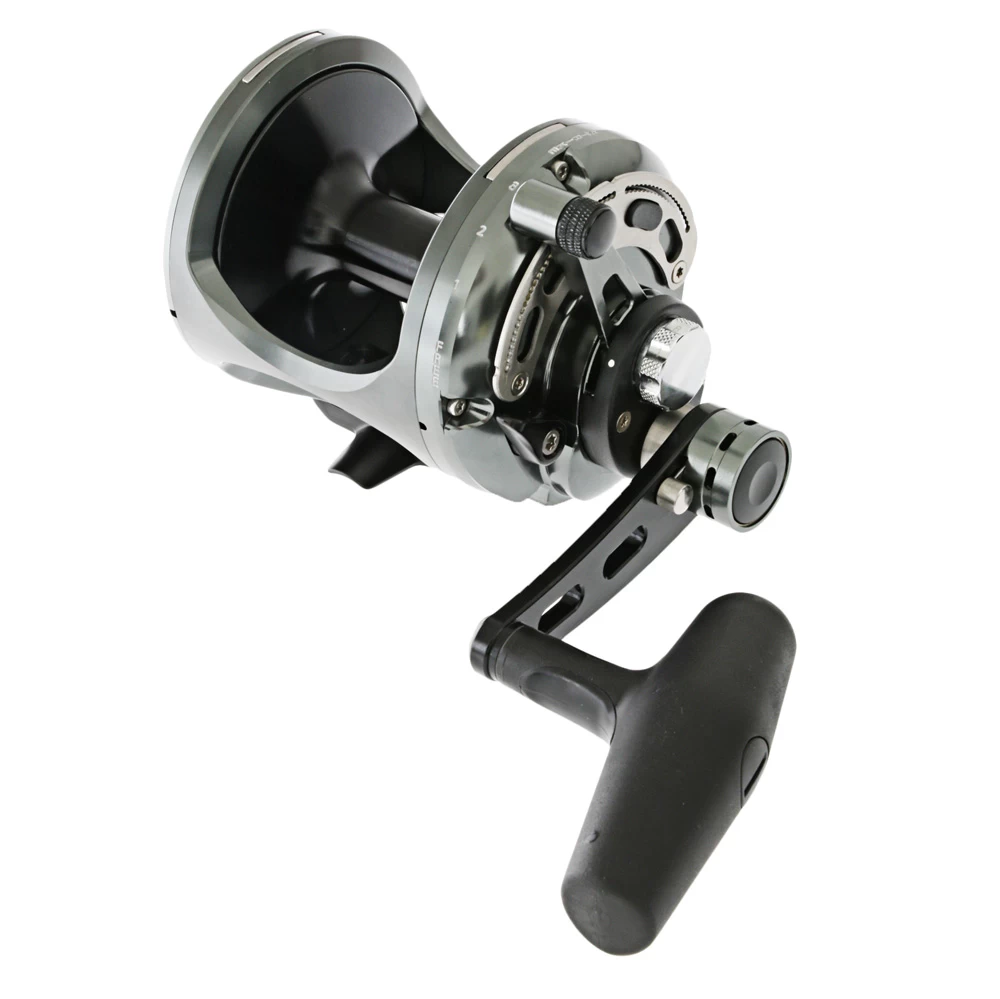 Okuma Makaira 30 SEa 2-Speed Lever Drag Game Reel Gunsmoke 6 Okuma Makaira 30 SEa 2-Speed Lever Drag Game Reel Gunsmoke - Image 4
