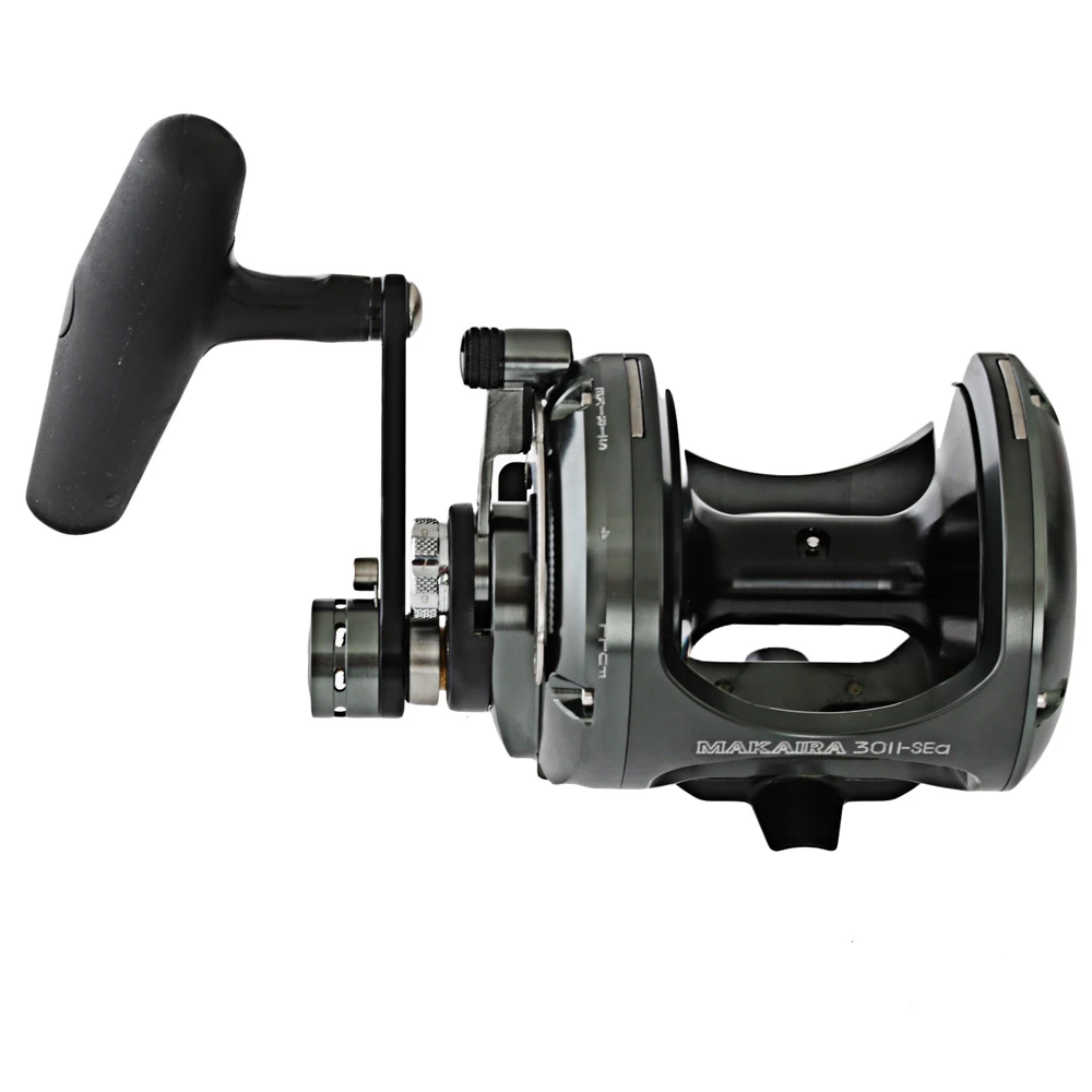 Okuma Makaira 30 SEa 2-Speed Lever Drag Game Reel Gunsmoke 9 Okuma Makaira 30 SEa 2-Speed Lever Drag Game Reel Gunsmoke - Image 7
