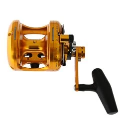 Okuma Makaira 50 2-Speed Open Top Reel Gold -Okuma 98754 6 n 1