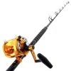 Okuma Makaira Gold 50W 2-Speed Stand Up ALPS RT Game Combo 5'8'' 24kg 2pc -Okuma bundledokremk50w 2andokromk581 24surt 2