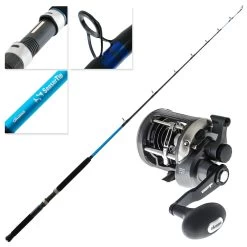 Okuma Solterra SLX 15L Sensor Tip Left Hand Boat Combo 6ft 15kg 1pc