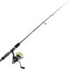 Okuma Safina 4000 Altera Canal Spin Combo With 20lb Braid 8ft 3-15g 2pc -Okuma bundledokresn4000andokroates802l 2