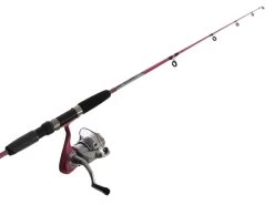 Okuma Born To Fish 25 Kids Spinning Combo Pink 4ft 4-8kg 1pc