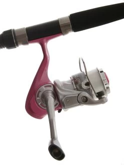 Okuma Born To Fish 25 Kids Spinning Combo Pink 4ft 4-8kg 1pc -Okuma okbtfs401mh25p 5