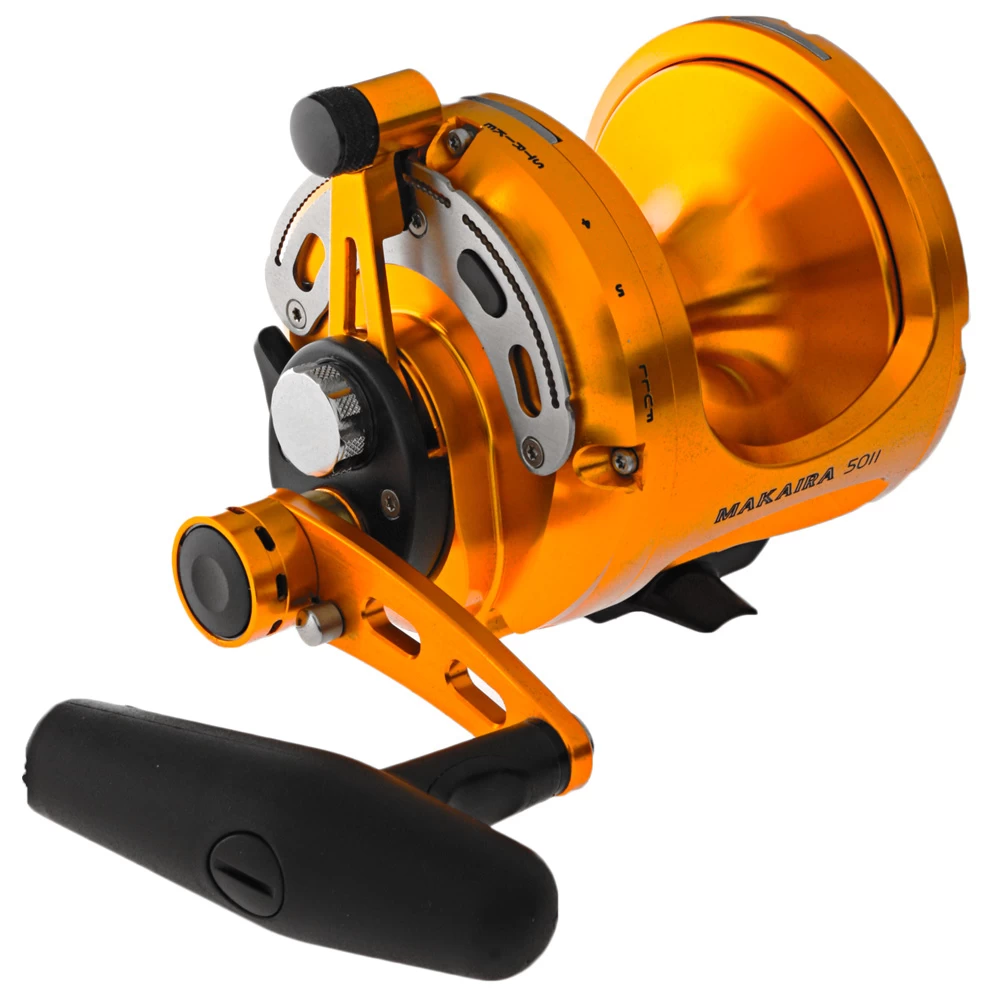 Okuma Makaira Gold 50 2-Speed Open Top Tournament Concept Game Combo 5ft 10in 24-37kg 1pc 5 Okuma Makaira Gold 50 2-Speed Open Top Tournament Concept Game Combo 5ft 10in 24-37kg 1pc - Image 3
