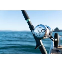 Okuma Makaira 10II SEa 2-Speed Lever Drag Reel Silver -Okuma okuma makaria 10 seaii 3