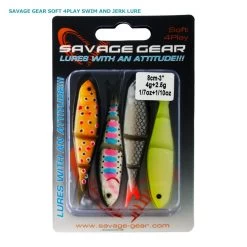 Okuma Ceymar 25 Light Canal Package 7ft 9in 2-5kg 2pc -Okuma savage gear soft 4play swim and jerk lure 2